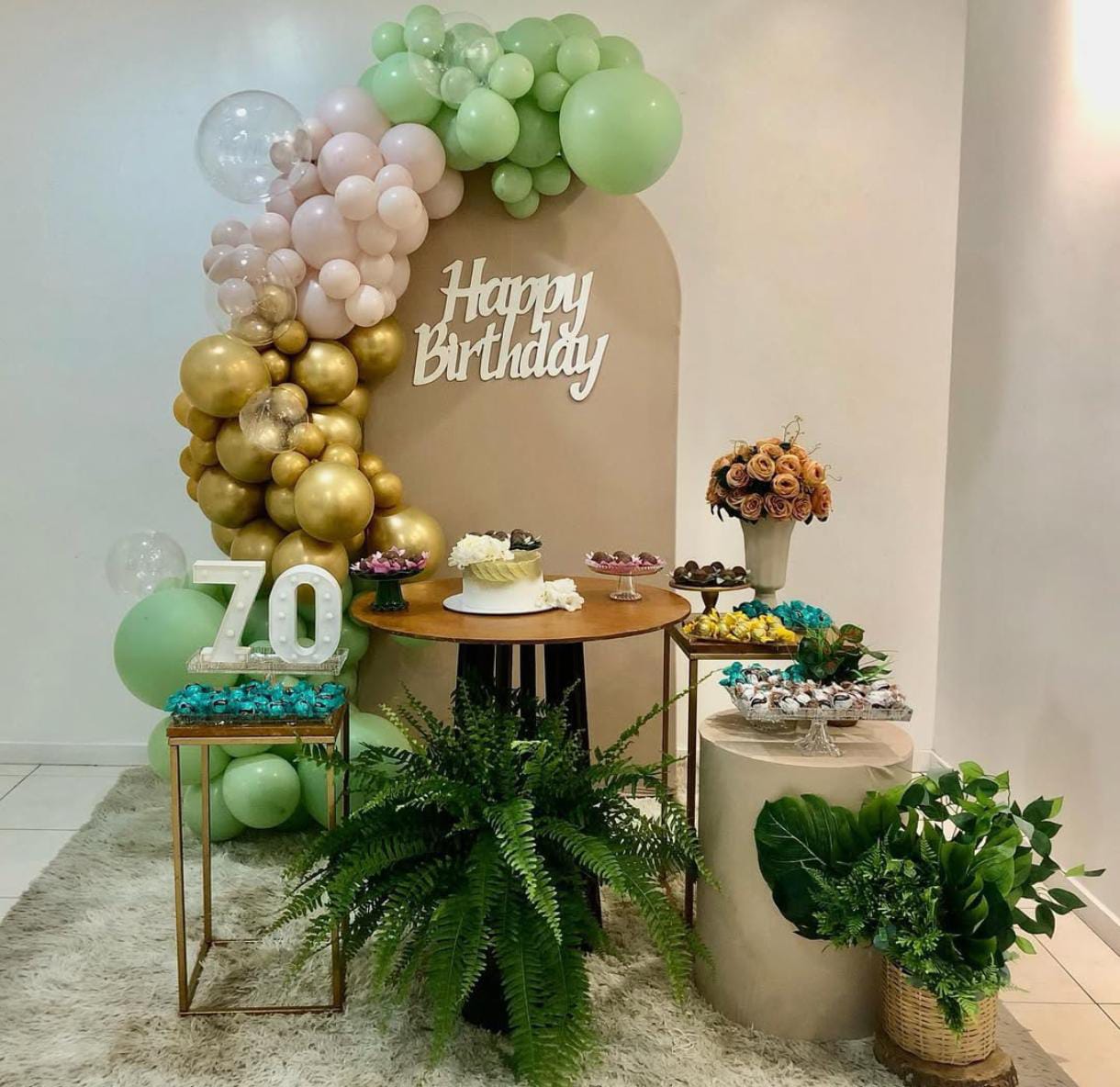 Nome Happy Birthday em MDF